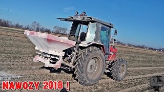 ☆Pierwsza Dawka Nawozu na Pszenżyto☆Saletrosan 26☆Massey Ferguson 3060ampPromar Złotki☆ZKNG S44 [upl. by Carlstrom]