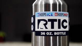 RTIC 36 OZ Bottle Unboxing and First Impressions [upl. by Halyahs]