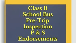 Class B Rear of Bus a PreTrip Inspection fully updated part 4 [upl. by Eirovi]