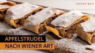 Wiener Apfelstrudel selber machen – So einfach gehts [upl. by Amabil742]