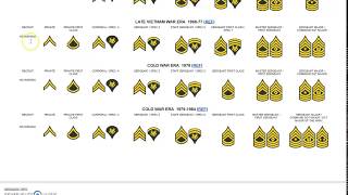 US Army Enlisted Ranks [upl. by Anuahc]