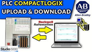 🔵✅PLC COMPACTLOGIX UPLOAD amp DOWNLOAD  EXTRAER Y DESCARGAR PROYECTO [upl. by Zischke]