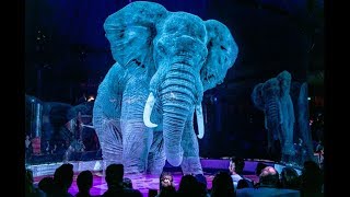 German Circus With Hologram Technology 2019 [upl. by Nevile631]