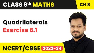 Quadrilaterals  Exercise 81  Class 9 Maths Chapter 8  CBSE [upl. by Lrad]