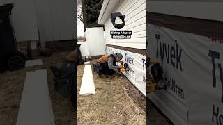 Installing vinyl siding with a cordless roofing nailer [upl. by Gleeson]