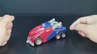 72 Transformers War for Cybertron Game OPTIMUS PRIME Review [upl. by Yliah]