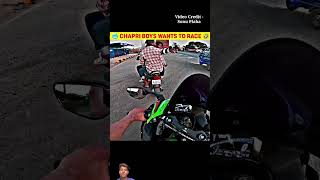 Capri boy🥵Wants to race🤣 ￼short viral ZX 10r😱 [upl. by Kehr743]