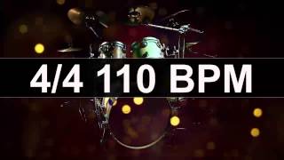 🔴 Drums Metronome 110 BPM [upl. by Erasme]