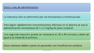 Lidocaína antiarritmicos [upl. by Meekyh]