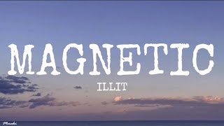 ILLIT  Magnetic Lyrics [upl. by Pelagias]