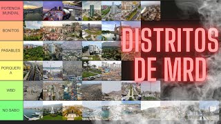 NO VIVAS en estos distritos 🌆 TIER LIST DE DISTRITOS DE LIMA [upl. by Jelena]