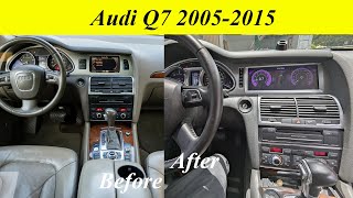 Installation  Audi Q7 20052015 Year Installation  1025inch 8G RAM 128G ROM Car Stereo [upl. by Eceirehs]