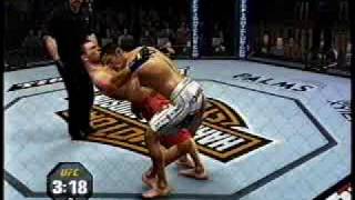 UFC 100 Dan Henderson vs Michael Bisping Round 2 [upl. by Ehav]