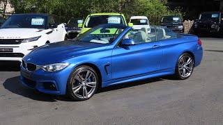 2017 BMW 435d xDrive M Sport Convertible  Start up and full vehicle tour [upl. by Rofotsirk177]