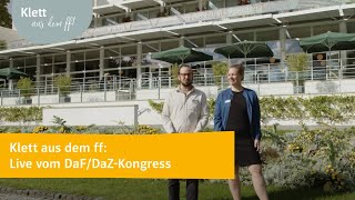 Klett aus dem ff  Live vom DaZDaF Kongress [upl. by Enidlareg]