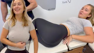 SUPER LOUD Chiropractic CRACKS Test Her Nerves in INTENSE Session [upl. by Juno]