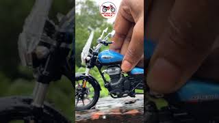 🌧️ Unboxing of 112 Scale Royal Enfield Meteor 350 Nebula Blue amp Stellar Blue  Kawasaaki Ninja H2R [upl. by Kahn]