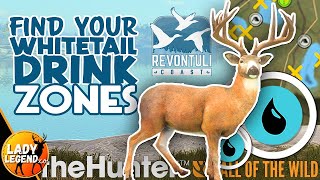 How to Find ALL of Your WHITETAIL DRINK ZONES Detailed Zone Guide  Call of the Wild [upl. by Eerual]