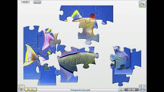 Environmental Jigsaw Puzzle Crosshatch Trigger Fish20 Pieces [upl. by Iroc812]