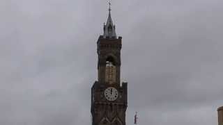 Bradford City Hall Clock and Park [upl. by Belak]