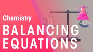 How To Balance Equations  Part 1  Chemical Calculations  Chemistry  FuseSchool [upl. by Laeahcim619]