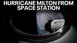 Hurricane Milton seen from International Space Station [upl. by Raynata530]