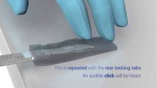 How to use a Swann Morton Scalpel single use Blade remover [upl. by Ikey]