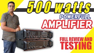 SLV 500 watt Amplifier M501 with USB and MicInput [upl. by Eniowtna]