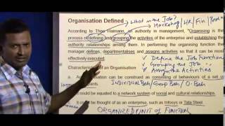 Definition of Organisation  Characteristics of Organisation  Principles of Marketing Lectures [upl. by Scarrow530]