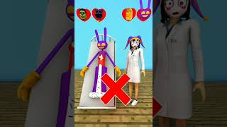 PLEASE HELP JAX BOY AND POMNI FIND HIS HEART I shorts minecraft viralshort [upl. by Nikola]