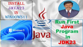 Java Software Java23 JDK Download and Installation with Sample Java Program [upl. by Thacher]