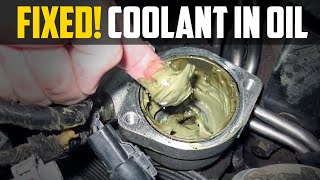 4 Causes Coolant Mixed With Oil What To Do and How to Fix [upl. by Yssim]