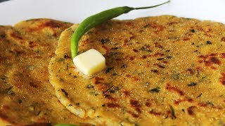 Makki Ki Roti  Indian Maize Flour Flat Roti  Popular And Easy Punjabi Recipe [upl. by Airtina125]