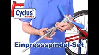 CYCLUS TOOLS® Einpressspindel amp Schnellspannmutter [upl. by Leinaj]