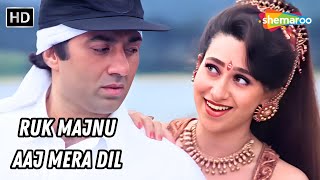 Ruk Majnu Aaj Mera Dil  Ajay 1996  Sunny Deol Karisma Kapoor  Kumar Sanu amp Alka Yagnik Hits [upl. by Teiv]