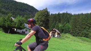 Blaa Alm Abfahrt Mountainbike DJI OSMO [upl. by Kristie463]