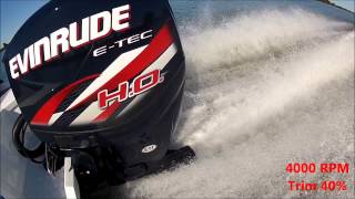 Evinrude ETec 150 HO WOT [upl. by Augusto]