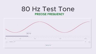 80 Hz Precise Test Tone Sine Wave Sound [upl. by Florio]