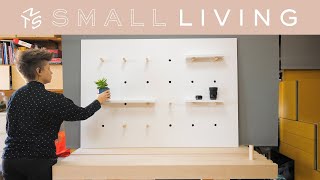 SMALL LIVING ep4  Styling tips ideas and DIY for small spaces [upl. by Yrogiarc]