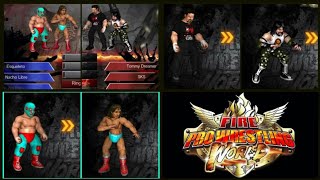 Fire Pro Wrestling World Nacho Libre amp Esqueleto VS SKS amp Tommy Dreamer [upl. by Langley]