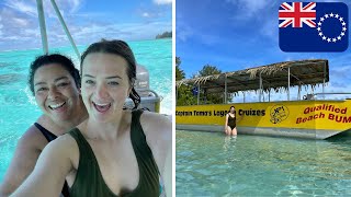 The BEST SNORKELLING tour in RAROTONGA and local house tour [upl. by Elkraps]