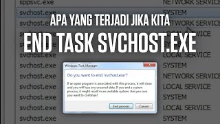 Apa yang terjadi jika kita End Task SVCHOSTEXE [upl. by Iolenta]