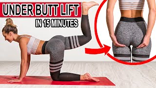 UNDER BUTT BOOTY BAND LIFT 🍑 15 min Summer Shred Workout No 5 [upl. by Enileuqkcaj]