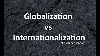 Globalization VS Internationalization [upl. by Aiouqahs178]