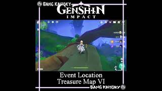 Treasure Map 6  Location Summertide Scales and Tales Event  Genshin Impact [upl. by Nayve6]