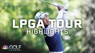 2024 Amundi Evian Championship Round 1  LPGA Tour Highlights  Golf Channel [upl. by Oisangi]