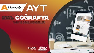 İŞLER TÜRKİYE GENELİ DENEME SINAVI AYT COĞRAFYA A KİTAPÇIĞI [upl. by Kress]