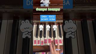 What’s a funny song🤔Oompa Loompa PianoTutorial oompaloompa pianosong pianotutorial piano [upl. by Suhsoj]