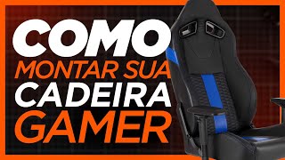 COMO MONTAR sua CADEIRA GAMER  CORSAIR T2 [upl. by Ahseim]