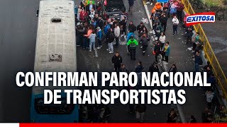 🔴🔵Transportistas anuncian paro nacional para el 10 de octubre Se congregaría al 90 de gremios [upl. by Onitsirc752]